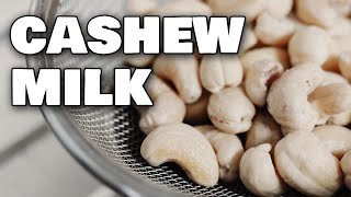 How to Make Cashew Milk at Home in a Vitamix Blender - 2 Ingredient plant based milk!