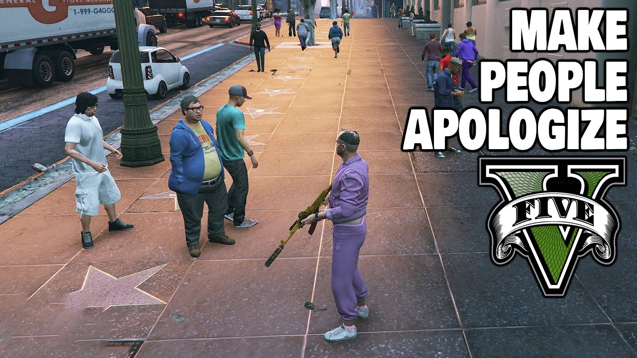 Make NPC Apologize - GTA V