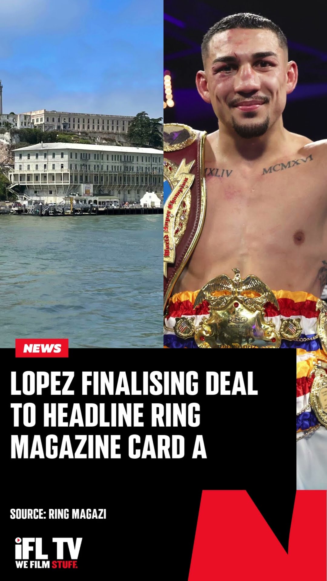 TEOFIMO LOPEZ TO FIGHT AT ALCATRAZ ‼️