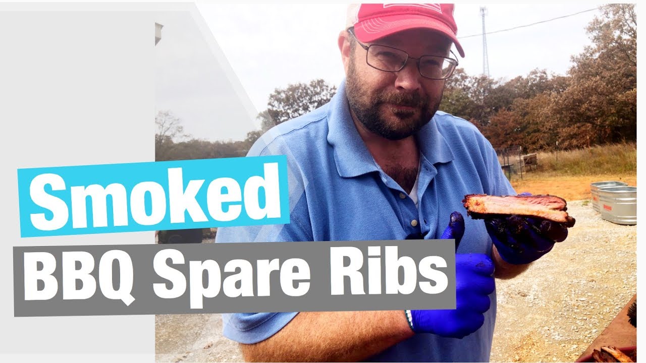 How to Smoke BBQ Spare Ribs using the 3-2-1 Method - YouTube