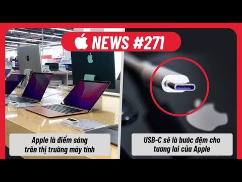 USB-C LA BƯỚC ĐỆM CHO TƯƠNG LAI CỦA APPLE, APPLE TỎA SÁNG TRÊN THỊ TRƯỜNG MÁY TÍNH