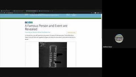 DocsTeach for Virtual Learning: How to Lead a DocsTeach Activity Remotely