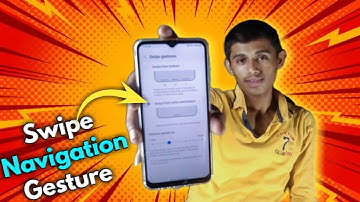 How To Change Swipe Navigation Buttons On Samsung A13⚡Side Swipe Gesture Navigation Bar