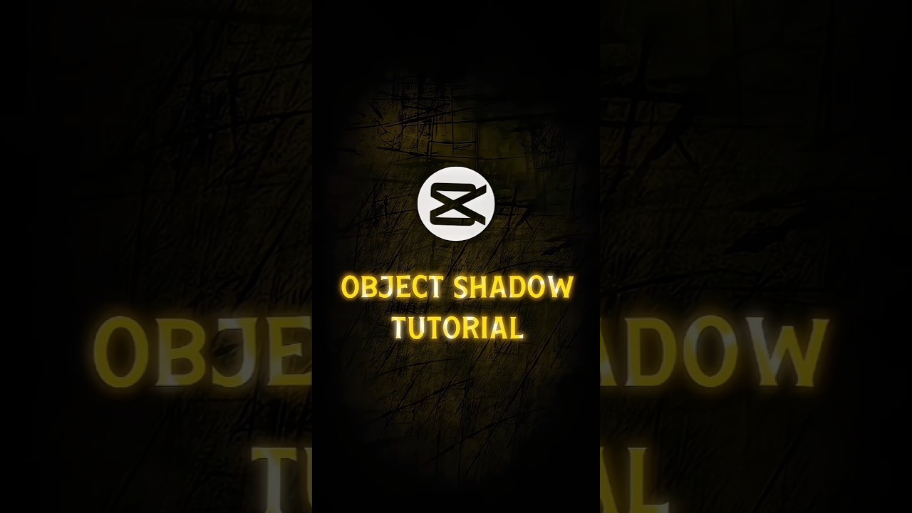 object shadow | tutorial in capcut 🔥💀 || 