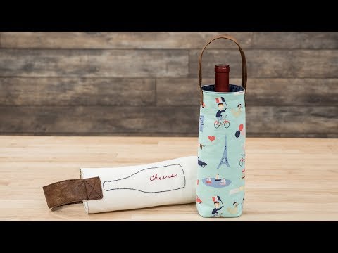 How to Sew a Wine Carrier - Pattern and