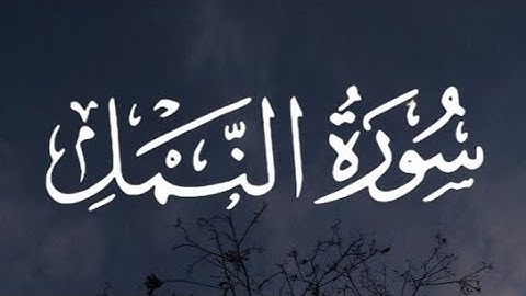 سورة النمل كاملة القارئ أحمد خضر  // Surah Al-Naml Ahmed Khedr
