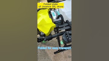 Joyance 30L agriculture spraying drone folded for easy transport