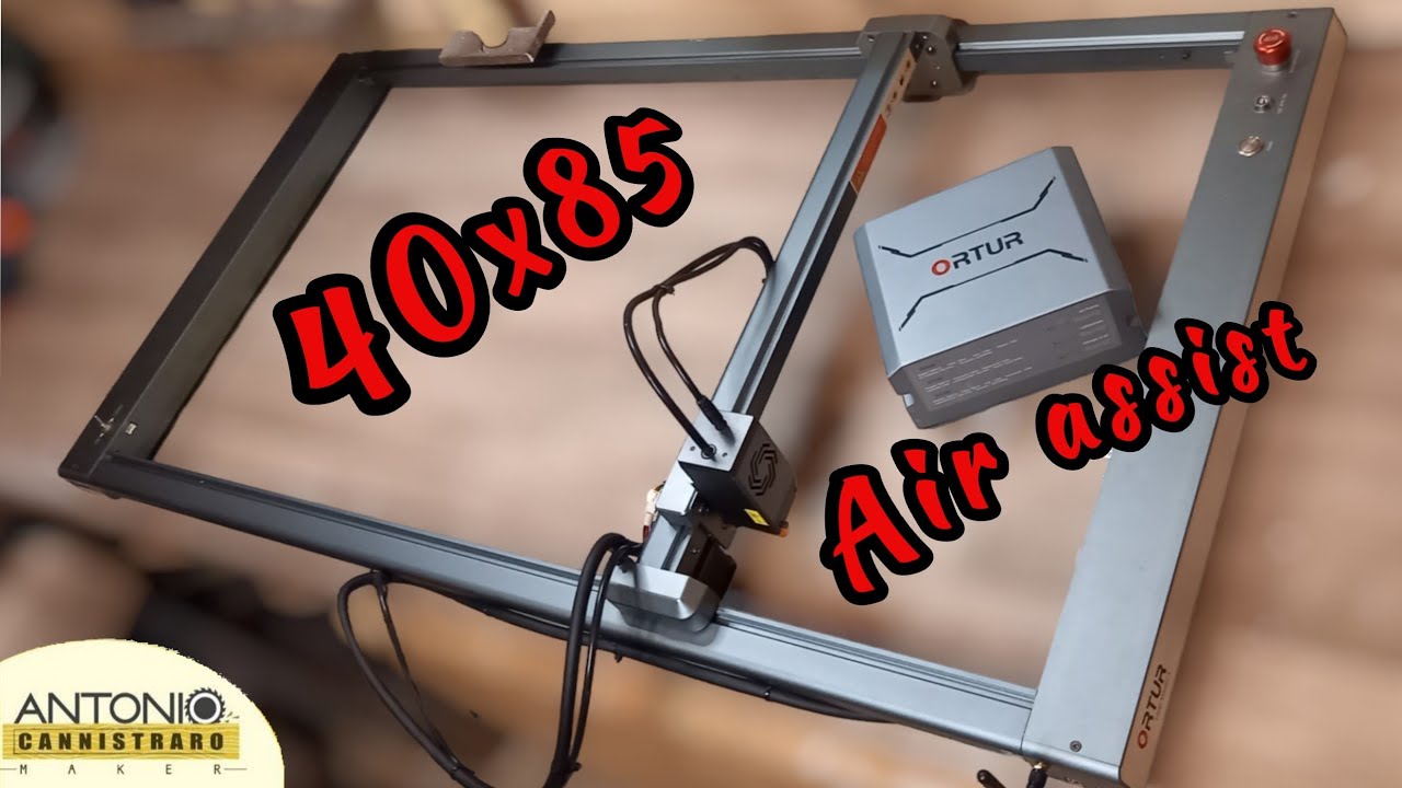 Utili accessori per incisiore laser Ortur Master 3. Air assist e kit  estensione