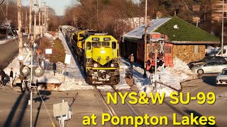 NYS&W SU-99 at Pompton Lakes Station