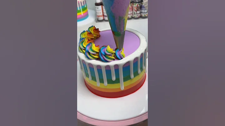 Full tutorial on making rainbow cake