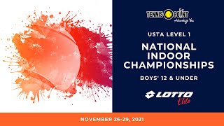 USTA Level 1 Boys 12 National Indoor Championships: Doubles Final