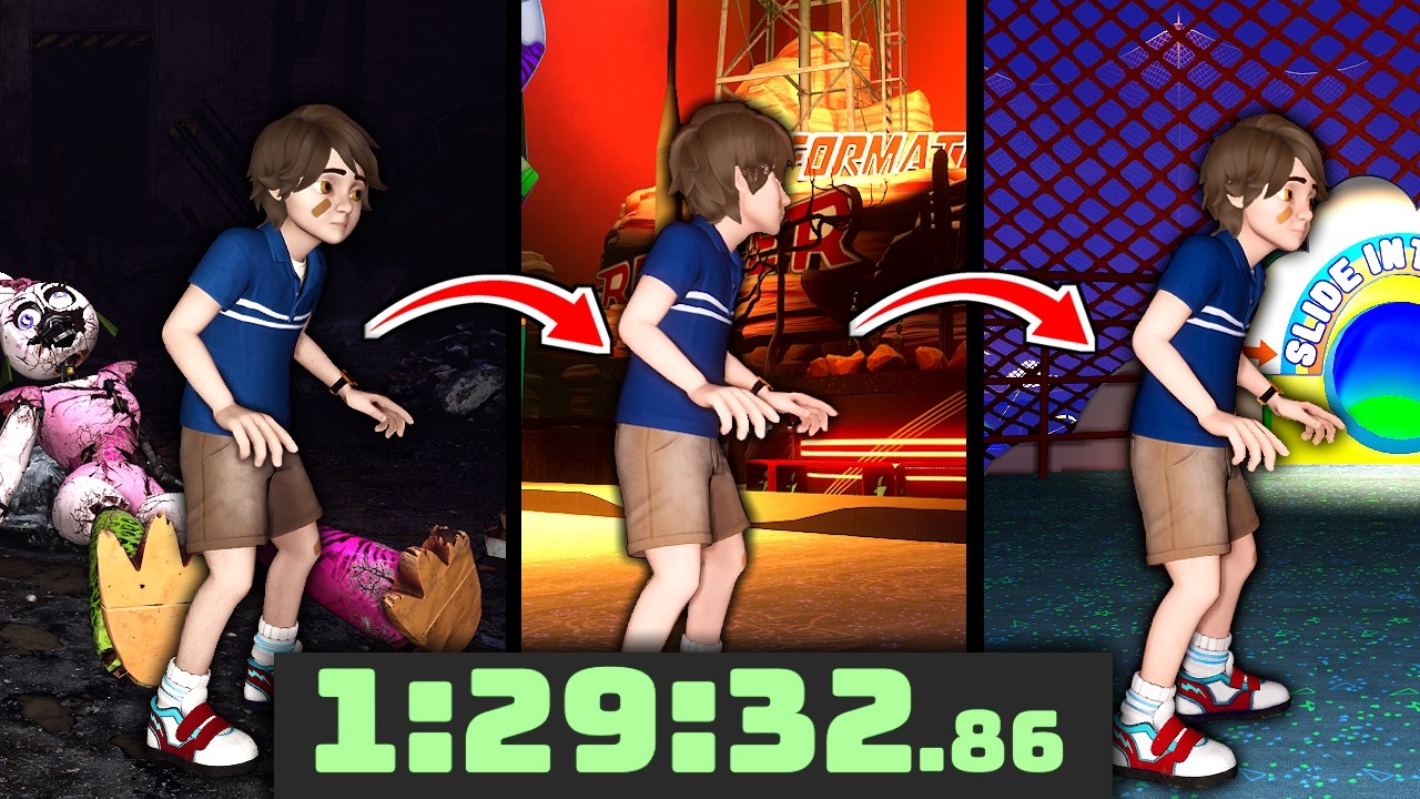 I tried to speedrun RANDOMIZED MISSIONS in Security Breach…