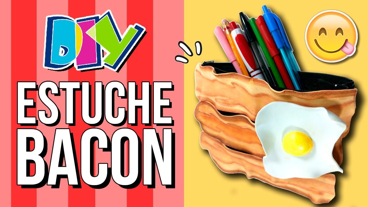 ¿¿¿Estuche de BACON???? 🍳 Sorprende a tus amigos con esta DELICIOSA LAPICERA manualidades de animales