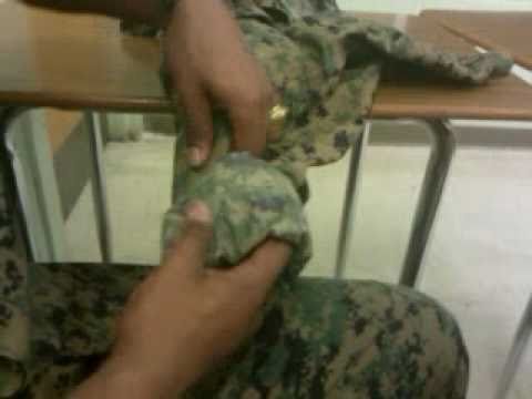 How To Roll A Marines Blouse