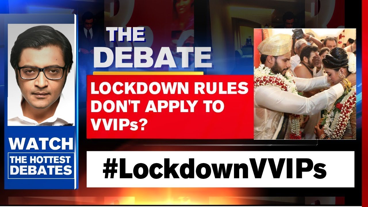 Lockdown Violation At HD Kumaraswamy Son's Wedding | The Debate With Arnab Goswami