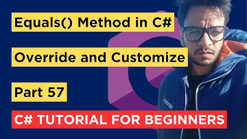 C# - Part 57 -  Purpose of .Equals Method - Tutorial For Beginners