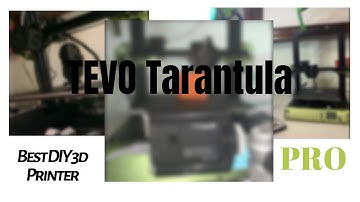 Tevo Tarantula Pro 3d Printer Review!