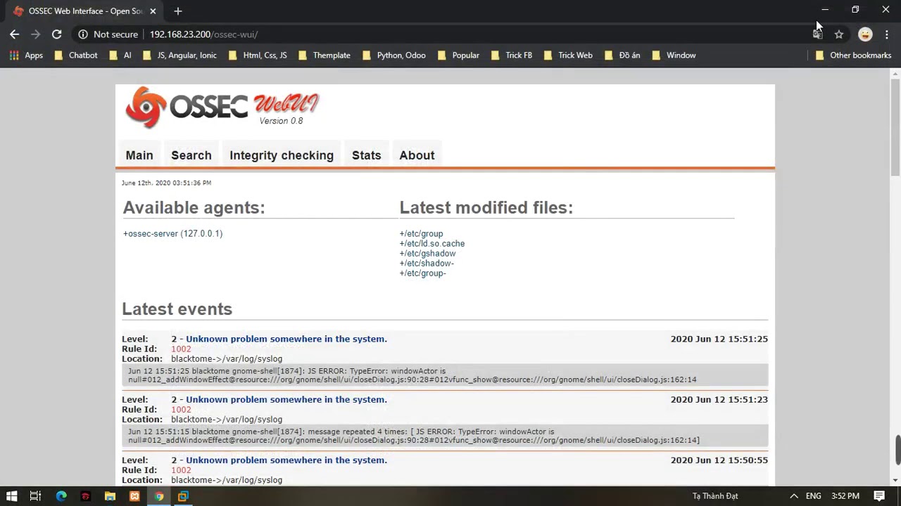 Cài đặt OSSEC trên Window và Linux - YouTube