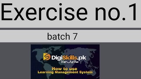 Graphic design exercise no.1 solution batch 7|| 2020