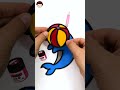 Painting videos, Dolphin Coloring for Toddlers | Sea creatures With Jelly #drawing #kids