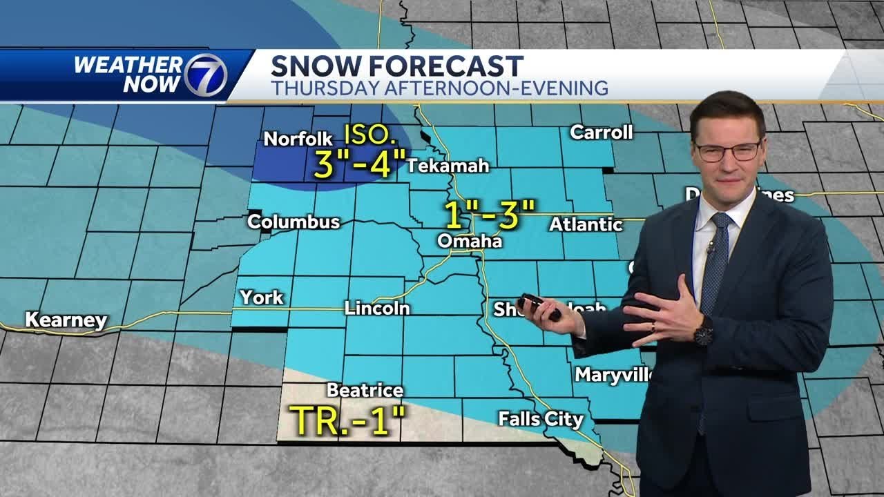 Not as brutal Wednesday, snow coming Thursday - YouTube