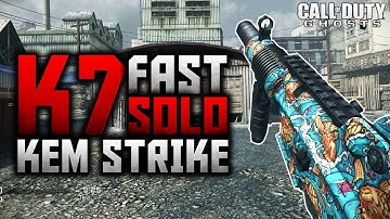 COD Ghosts: FAST K7 KEM STRIKE on FREIGHT! (Call of Duty Ghosts Multiplayer KEM Strike Gameplay)