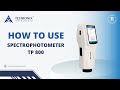 How to use spectrophotometer tp 800 color measuring instruments