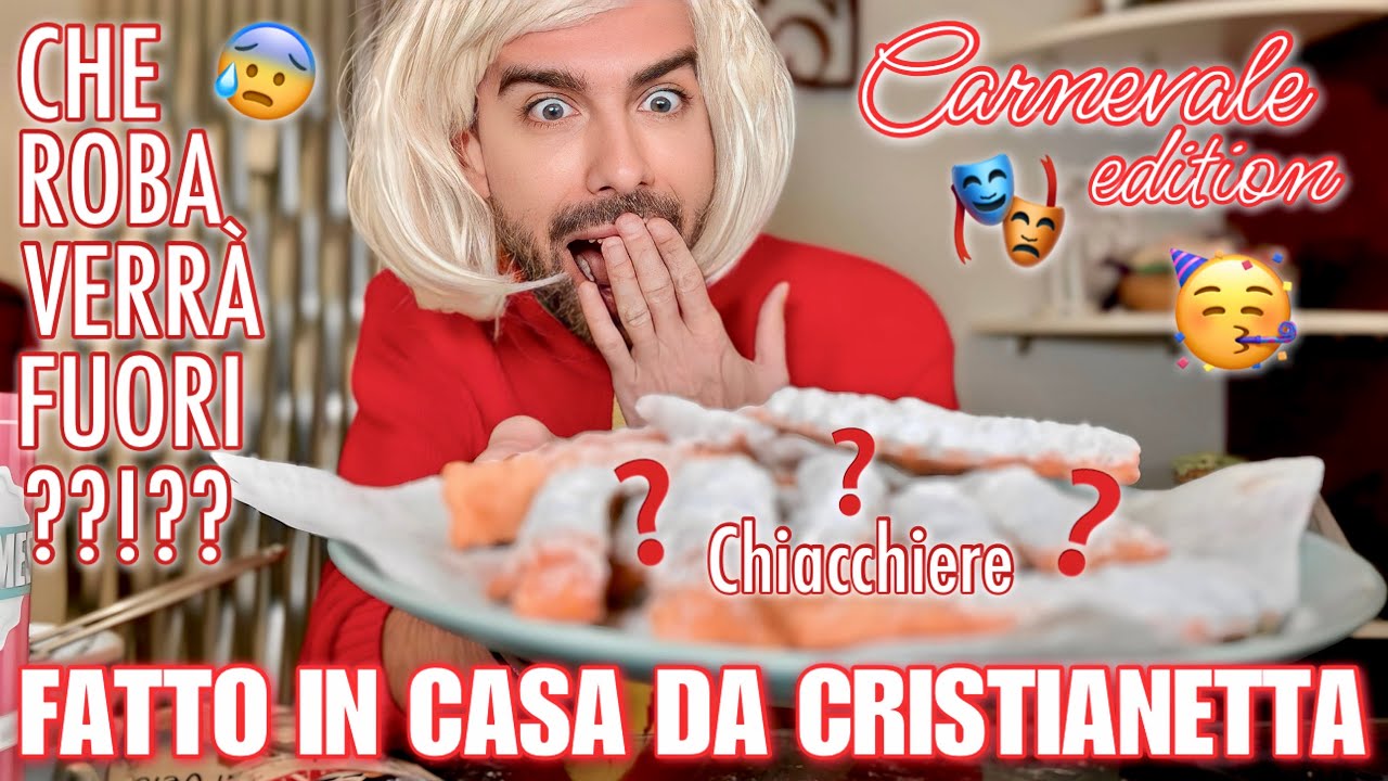PROVO A CUCINARE LE CHIACCHIERE PER CARNEVALE! 🎭 | FATTO IN CASA DA CRISTIANETTA (52/366)