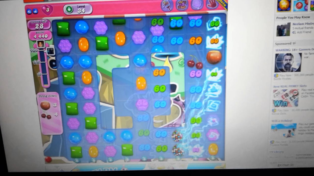Candy crush best move ever. 2 moves got two YouTube