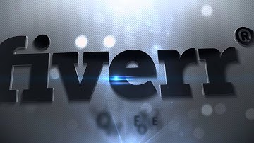 Fiverr.com I create AMAZING clean 3d logo intro in full hd