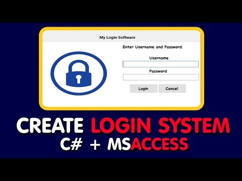 Create Your Own Login Software || Visual Studio 2017