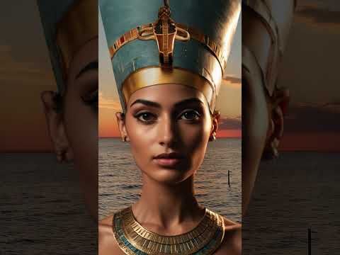 الشكل الحقيقي للملك أخناتون والملكة نفرتيتي