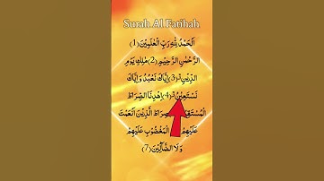 SURAH AL FATIHAH 🤍 سورة الفاتحة Learn Finger Tracking #surahalfatihah #surahfatiha #egzonibrahimi