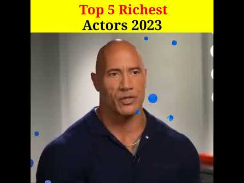 Top 5 Richest Actors in the World 2023 | Quality facts #shorts #youtubeshorts