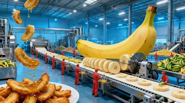 Inside the Mega Banana Factory: From Harvest to Pack – Processing 50 Tons Daily (Full Process)