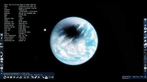 Space Engine: Funny eclipse