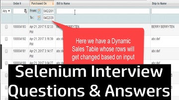 How to Handle WebTables in Selenium WebDriver by Bakkappa N