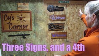 Three Signs, and a 4th