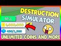 ☄[Synapse X] DESTRUCTION SIMULATOR HACK INF AMMO , DESTORY ARENA!