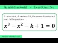 Maturit 2007  equazioni e funzioni  quesito 3