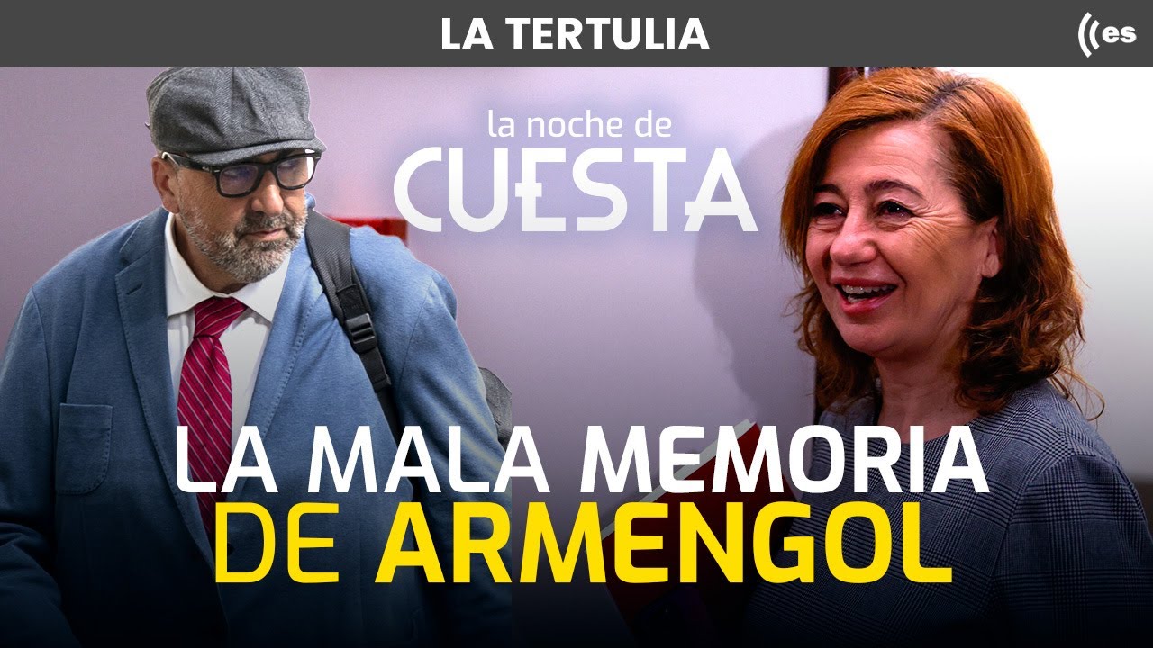 La sospechosa "amnesia" de Armengol en el caso mascarillas - YouTube