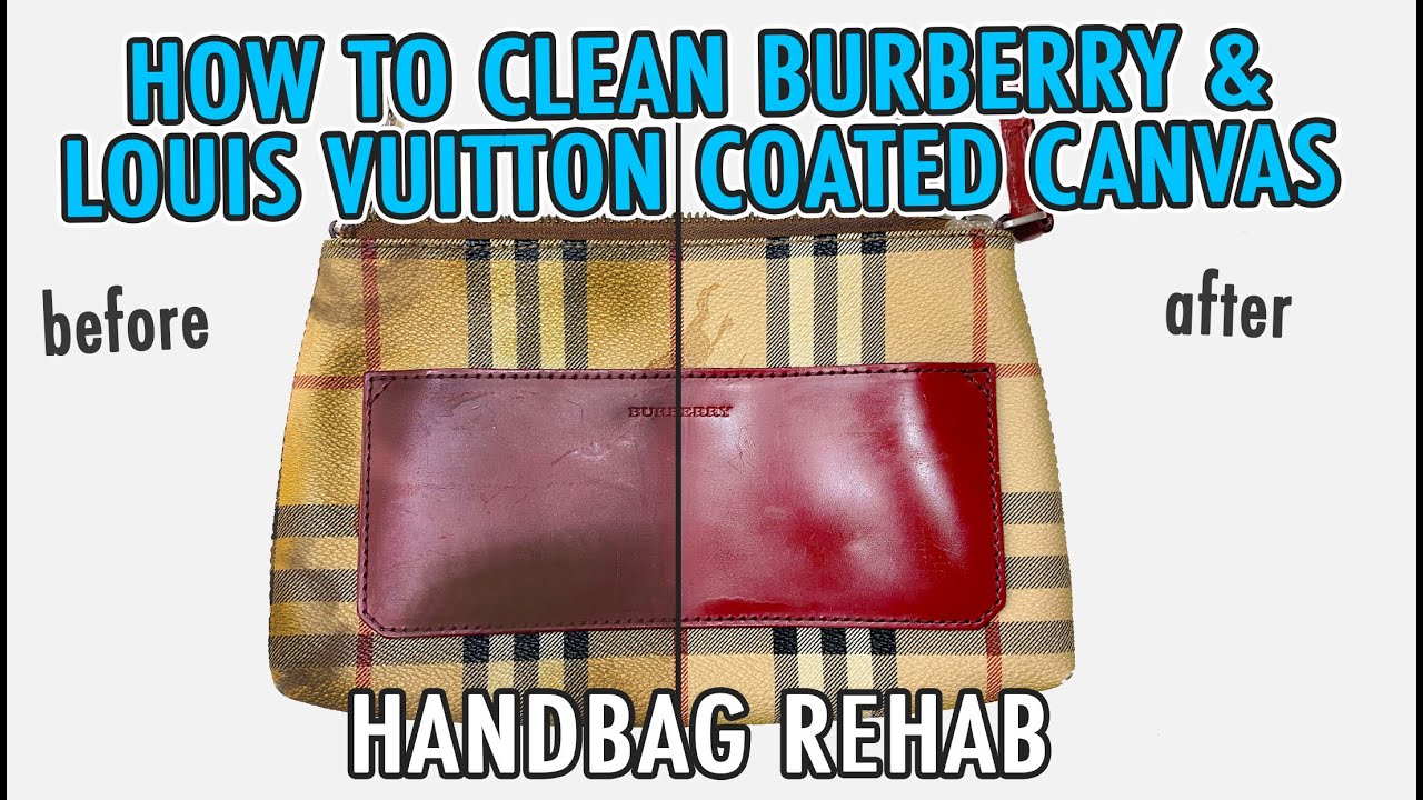 Arriba 35+ imagen how to clean burberry vinyl bag