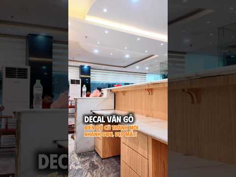 Decal vân gỗ – Biến đồ cũ thành mới nhanh gọn, đẹp mắt!