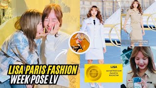 Lisa BLACKPINK Rockstar Gold RIAA, PFW Pose LV, Thai Civil Uniform, Felix, Yaya \u0026 Toey Viral!