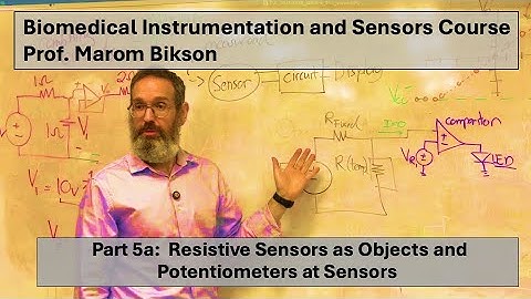 Biomedical Instrumentation Course: 5a. Resistive Sensors as Objects and Potentiometers at Sensors