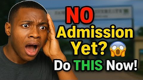 Waarom je nog niet bent toegelaten (schokkende waarheid) | JAMB-toelating 2025