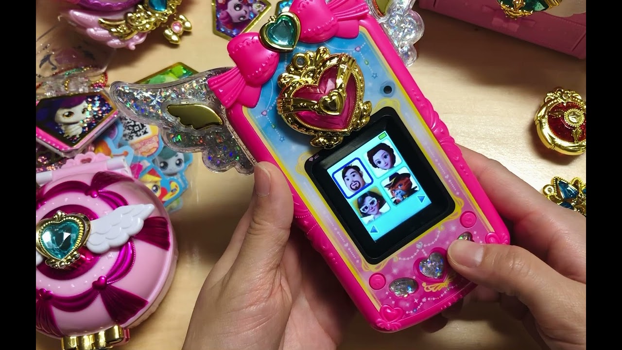 반짝반짝 쥬얼하트윙폰 조작해보기