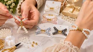 I Made This Beautiful Pearl Bracelet in Just 3 Minutes! 💎 | I Made 50 & Sold Them All
