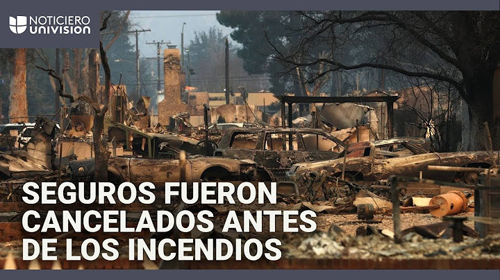 ¿Qué está haciendo California ante la cancelación de seguros en zonas de incendios?