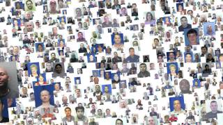 Picture mosaics uses their build animation technology to create this
stunning corporate video mosaic.